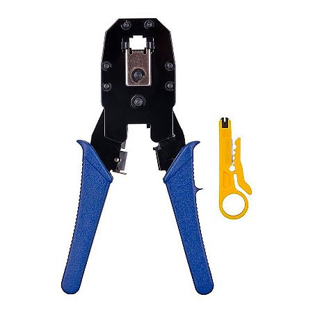 Alicate Crimpar RJ11/12/45 Fortrek, 3 em 1, 75533 - ALC01