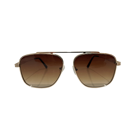 Óculos de Sol Bonj. Maresias Dourado e Marrom