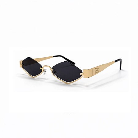 Óculos de Sol Bonj. Double Gold Preto