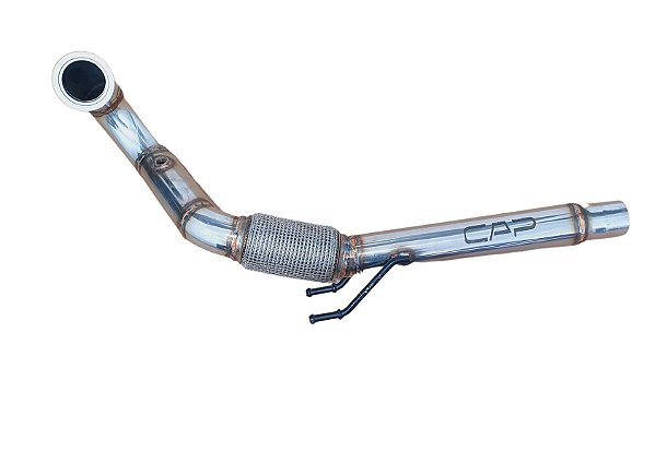 DOWNPIPE INOX 304 - VW GOLF GLI / AUDI A3 /  JETTA GLI / PASSAT B8 2.0 - 3 POLEGADAS