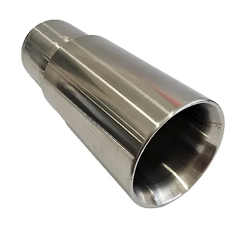 PONTEIRA PARA ESCAPAMENTO DE INOX - ENTRADA DE 2,1/2" E SAÍDA DE 3 POLEGADAS