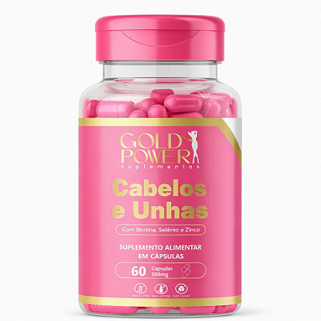 Vitamina Cabelos e Unhas - Gold Power