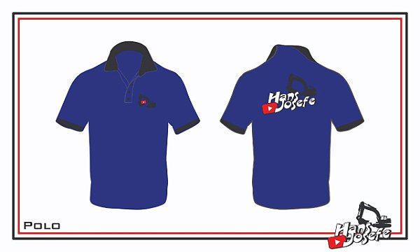 CAMISA POLO COR AZUL