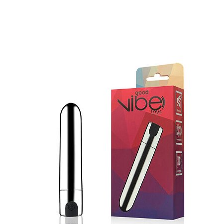 Bullet Vibrador Recarregável - Cápsula Vibratória 10 modos de vibração