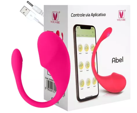 Abel Bullet Vibratório Inteligente com App (Bluetooth) | 10 Vibrações, Silencioso e Recarregável (Cor Aleatória)