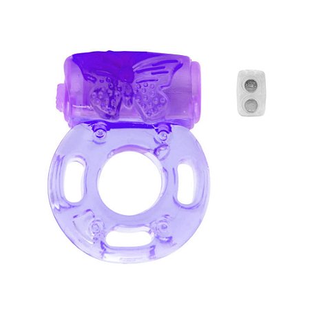 ANEL PENIANO COM VIBRO - VIBE - ROXO