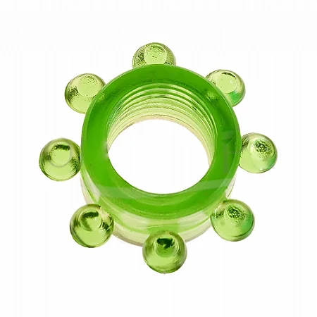 Anel Peniano Massageador Mega Strech Formatos Variados- Fosforecente