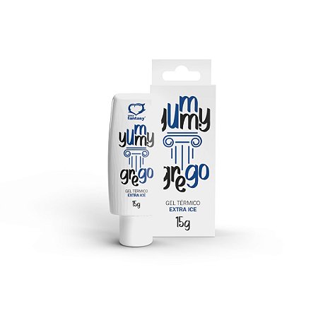 Gel Yummy Grego Beijável 15G - Extra Ice