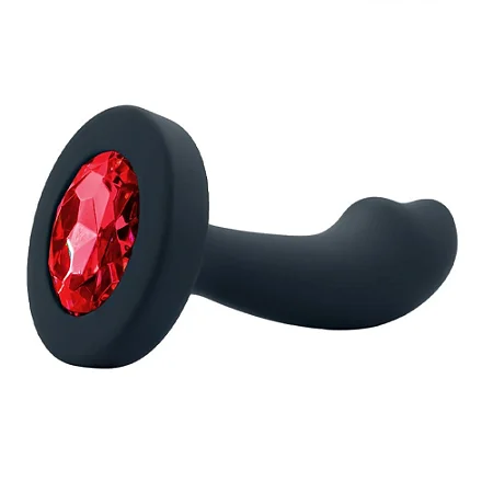 Mini Plug Anal em Silicone Curvado – Estímulo da Próstata