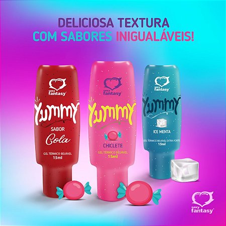 Gel Comestível Térmico para Sexo Oral Yummy