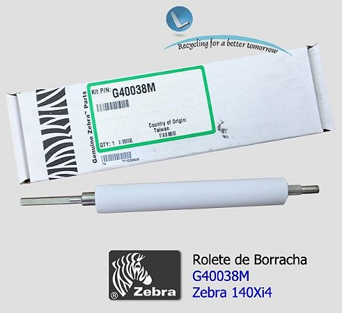 Rolo de impressão Zebra 140Xi4 / Z105SE | G40038M