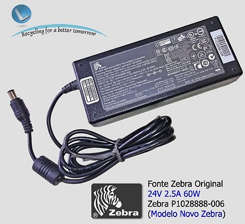 Fonte 24V Zebra GK/GX420 (Ver P1080383-704)