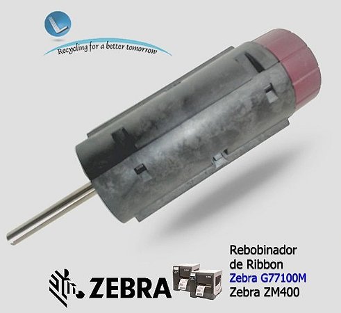 Rebobinador de Ribbon Zebra ZM400 |G77100M