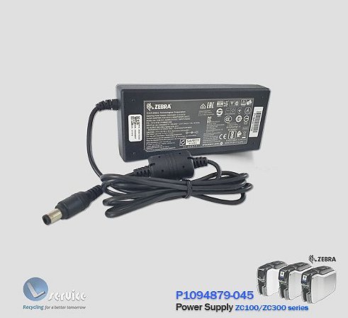 Fonte 24V Zebra ZC300/ZD400/ZD510/ZD621 (Original) (75W)