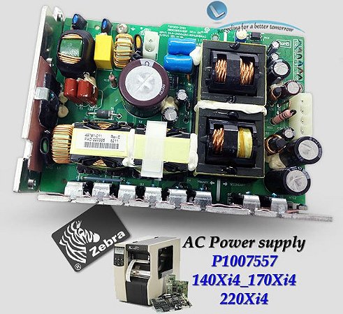 Placa Fonte AC Zebra 140Xi4, 170Xi4, 220Xi4
