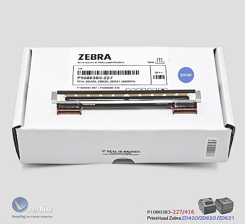 Cabeça Térmica Zebra ZD420, ZD620, ZD621 (300DPI)