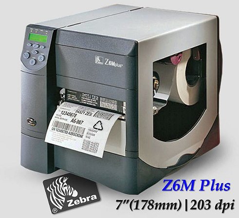Impressora de etiquetas Zebra Z6M Plus