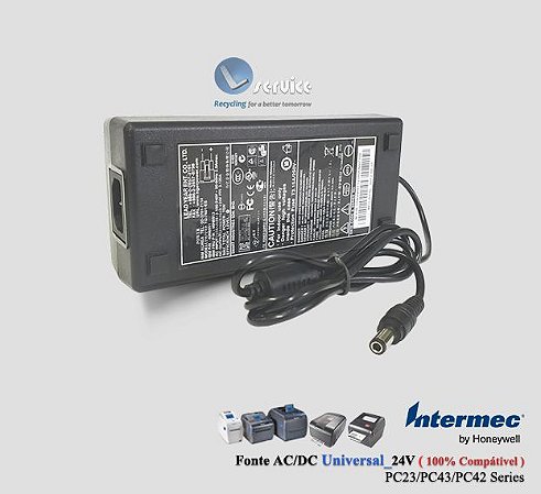 Fonte 24V Intermec Honeywell PC42, PC43T (Compatível)