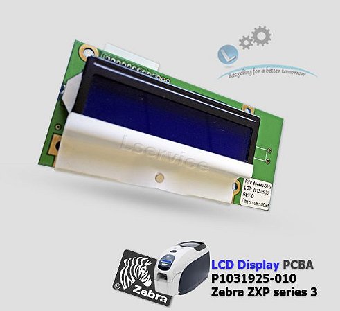 LCD Display PCBA Zebra ZXP3 (KIT)