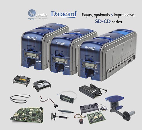 Impressora Datacard SD e SP series - peças e serviços