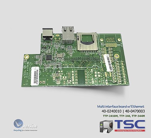 Multi Interface Board, ethernet TSC TTP-2410M/TTP-344M
