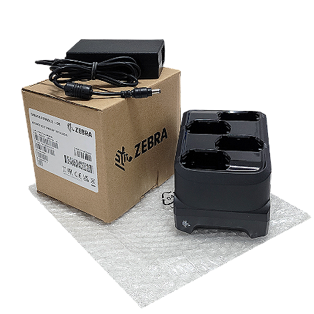 Carregador de Baterias Zebra MC32,MC33,MC34 (+Fonte 12V)