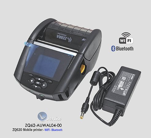 **Impressora Zebra ZQ620 Plus (WiFi/Bluetooth)