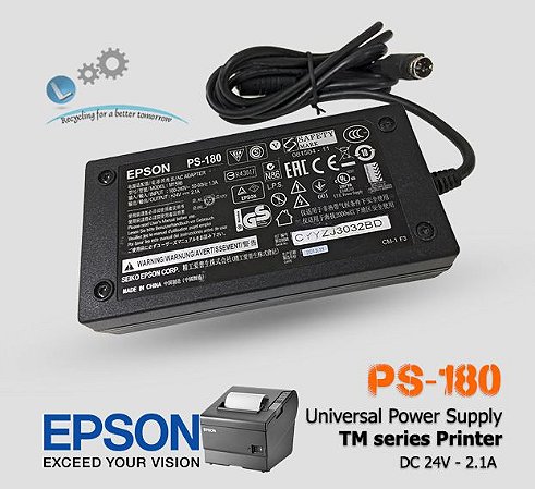 Fonte 24V Impressora Térmica Epson PS-180