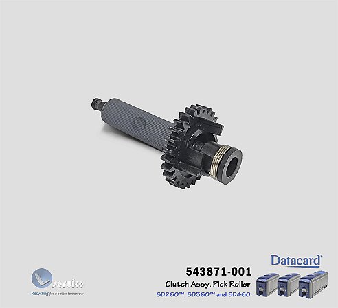 Pick Roller, Clutch Assy Datacard SD260, SD360