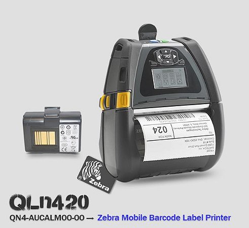 Impressora Zebra Mobile QLn420 Bluetooth