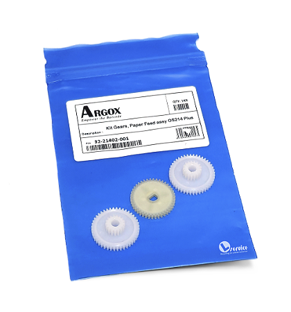 Kit (03) Engrenagens do Mecanismo Argox OS-214 Plus, OS-2140