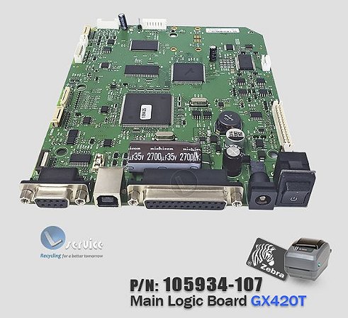 Placa Principal Zebra GX420D/T|105934-107