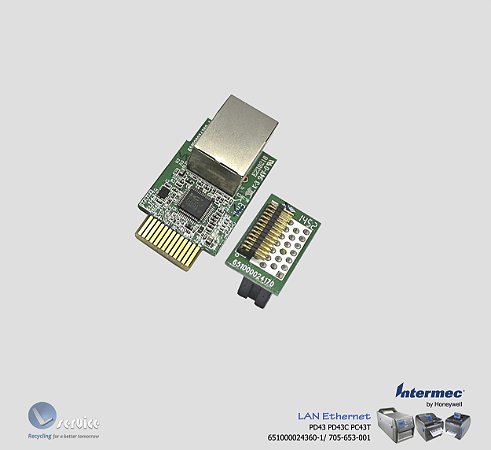 *Placa de Rede Ethernet Intermec PD43, PD43C, PC43T
