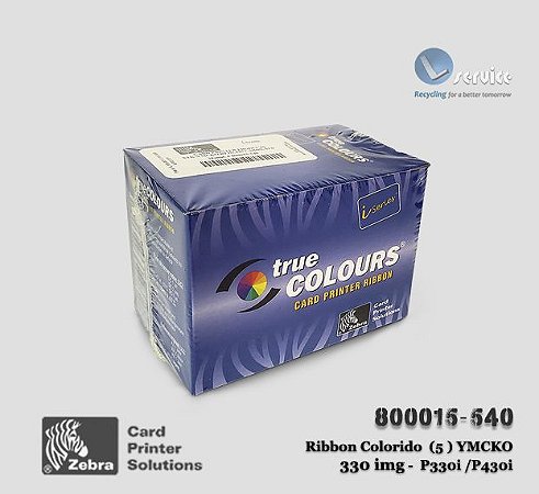 Ribbon Zebra Color YMCKO 330 imagens | 800015-540