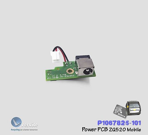 Power PCB connector DC Zebra ZQ520, ZQ521