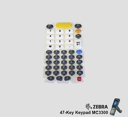 Membrana do Teclado (47Key) Zebra MC3300