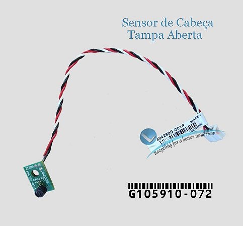 Sensor da tampa aberta Zebra TLP2844/GC420T
