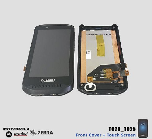 Front Cover+Touch+LCD Zebra TC20/TC25