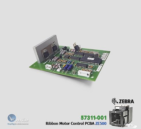 Ribbon Motor Control PCBA Zebra ZE500 series