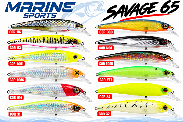 Isca Artificial Marine Sports Savage 65