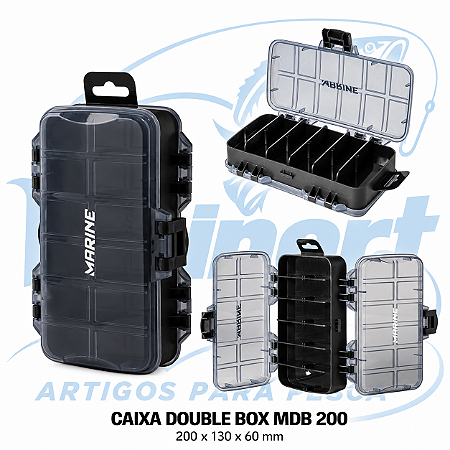 Caixa Marine Double Box MDB200 20x13x6cm Dupla Face