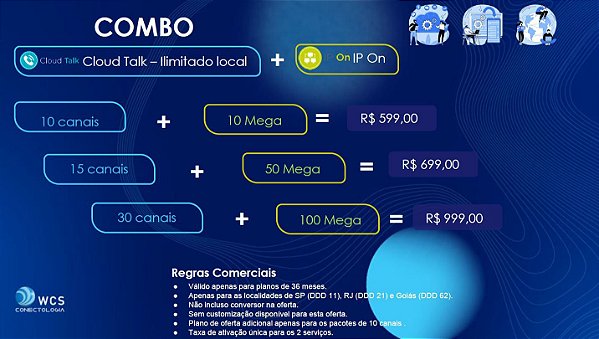 Cloud Talk Ilimitado Local com Internet Dedicada | Clique no WhatsApp ou Consulte o Preço e Saiba Mais Desta Solução