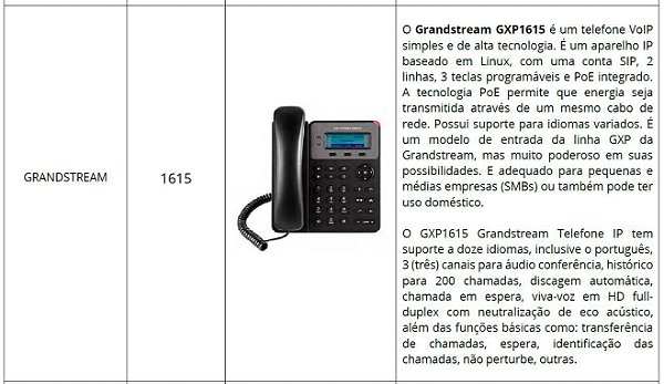 GrandStream  | Clique no WhatsApp ou Consulte o Preço e Saiba Mais Desta Solução