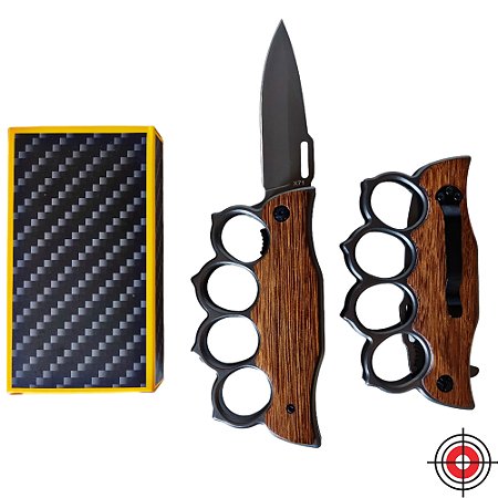 Canivete Tático com Soco Inglês