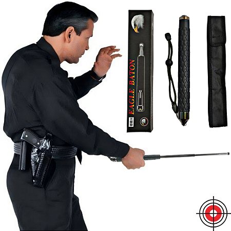 Bastão Retrátil com Coldre Eagle Baton