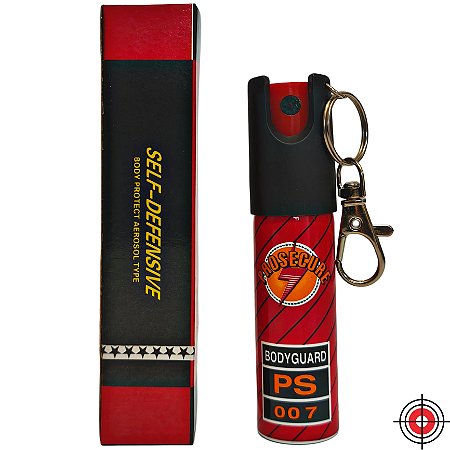 Chaveiro Mini Spray de Defesa BODYGUARD PS 007 20ml