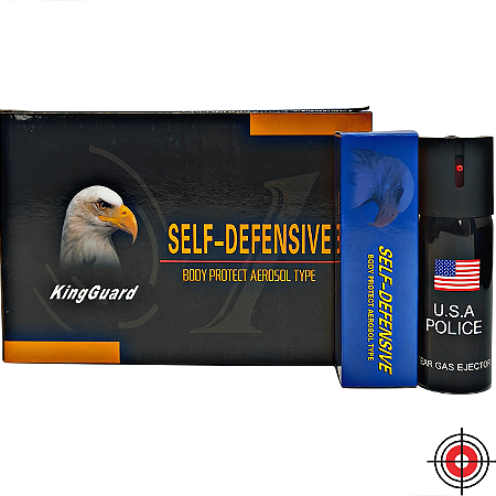 ATACADO Caixa com 10 Spray de Defesa POLICE U.S.A 60ml