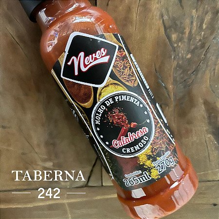 Molho de Pimenta Calabresa Cremoso
