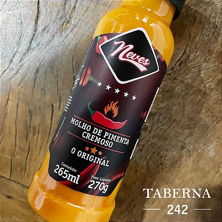 Molho de Pimenta Cremoso