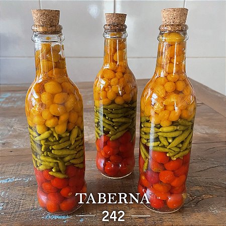 Garrafa de Pimentas Mistas